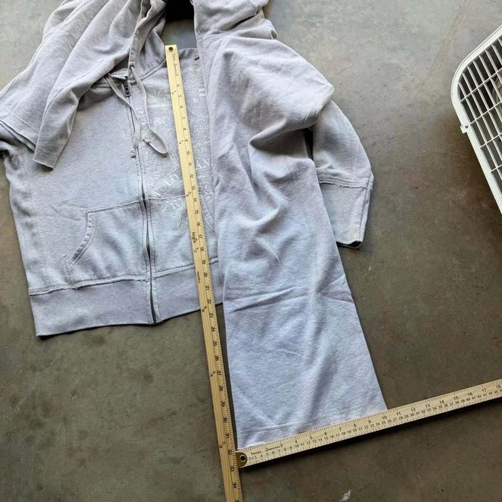 Vintage Y2K cream Polo Ralph Lauren zip up hoodie and baggy sweatpants set